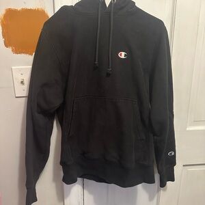 Champion Men's Black Pullover Hoodie